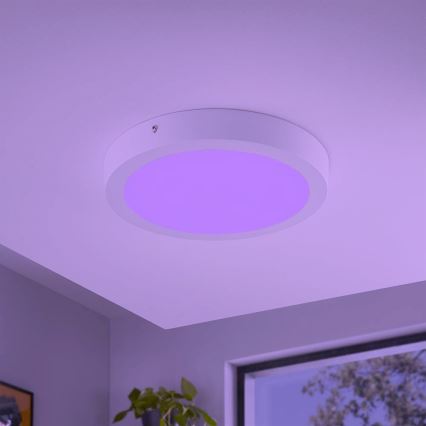 Eglo - LED RGBW ściemnialna lampa sufitowa FUEVA-C LED/21W/230V śr. 30 cm