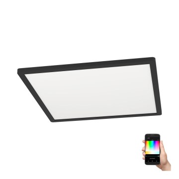 Eglo - LED RGBW ściemnialna lampa sufitowa LED/16,5W/230V czarna ZigBee