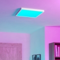 Eglo - LED RGBW ściemnialna łazienkowa oprawa sufitowa LED/17,8W/230V 2700-6500K śr. 39 cm IP44 biała