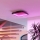 Eglo - LED RGBW ściemnialna oprawa sufitowa LED/20W/230V 2700-6500K 35x35 cm czarna
