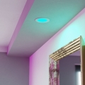 Eglo - LED RGBW ściemnialna wpuszczana oprawa sufitowa do łazienki LED/5W/230V 2700-6500K śr. 12 cm IP44 biała