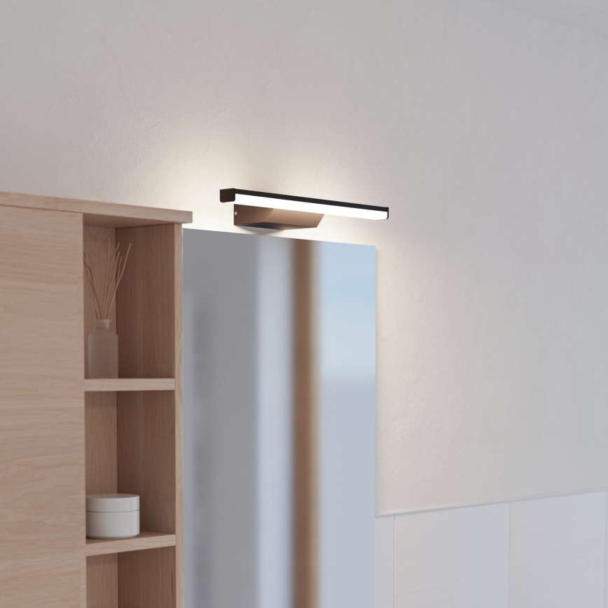 Eglo - LED RGBW Ściemnialne łazienkowe oświetlenie lustra LED/12W/230V 2700-6500K IP44 czarne