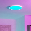Eglo - LED RGBW ściemnialny plafon łazienkowy LED/17,5W/230V 2700-6500K śr. 38,9 cm IP44 biały