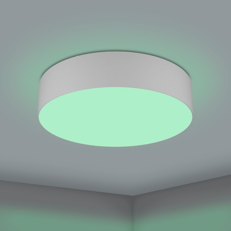 Eglo - LED RGBW Ściemnialny plafon LED/35W/230V szary