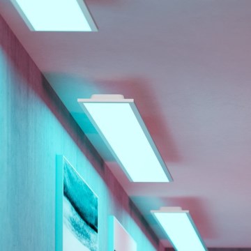 Eglo - LED RGBW ściemnialny przysufitowy panel LED/28W/230V 2700-6500K 120x15 cm biały