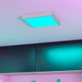 Eglo - LED RGBW ściemnialny sufitowy plafon łazienkowy LED/10,5W/230V 2700-6500K 22x22 cm IP44 biały