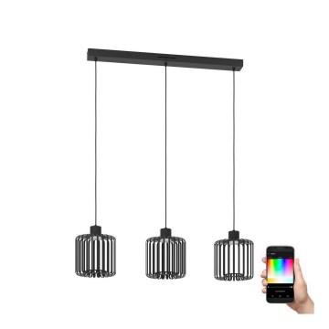 Eglo - LED RGBW Ściemnialny żyrandol na lince 3xLED/3,7W/230V 2700-6500K
