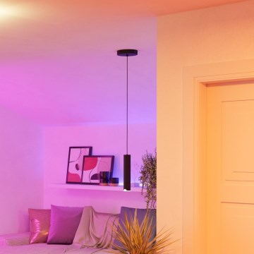 Eglo - LED RGBW Ściemnialny żyrandol na lince LED/3,7W/230V 2700-6500K czarne