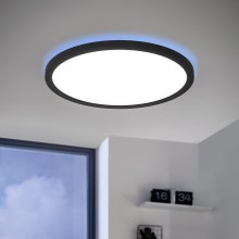 Eglo - LED RGBW Ściemniany plafon LED/14,6W/230V czarny ZigBee