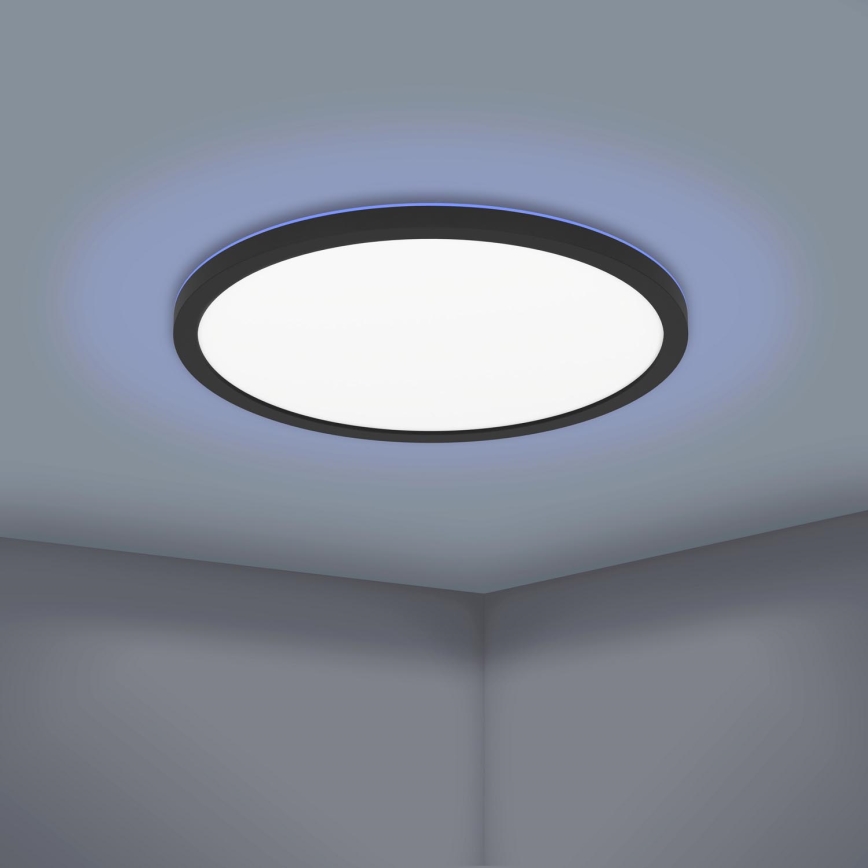 Eglo - LED RGBW Ściemniany plafon  LED/16,5W/230V czarny ZigBee