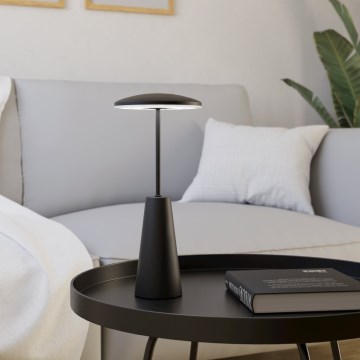 Eglo - LED Ściemnialna dotykowa zewnętrzna lampa LED/2,8W/5V 2400K/3000K/4000K 5200 mAh IP54 czarny