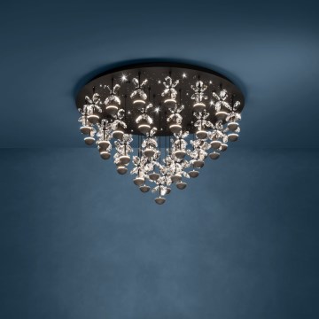 Eglo - LED ściemnialna lampa sufitowa 43xLED/1,8W/230V 3000K czarna