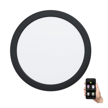 Eglo - LED ściemnialna łazienkowa oprawa wpuszczana LED/16,5W/230V IP44 śr. 21,6 cm