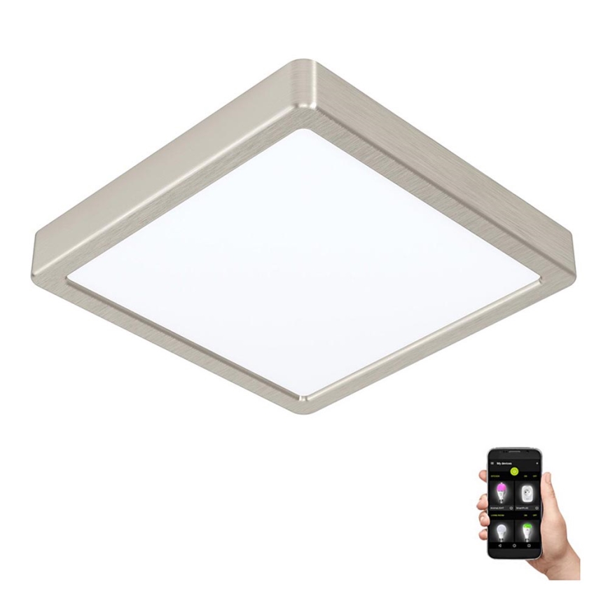 Eglo - LED Ściemnialna oprawa łazienkowa LED/16,5W/230V IP44 ZigBee 21x21 cm