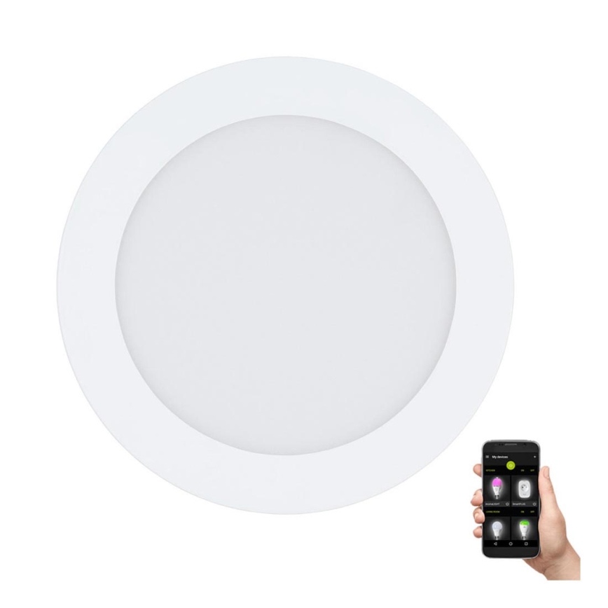 Eglo - LED ściemnialna wpuszczana oprawa sufitowa do łazienki LED/10,5W/230V IP44 ZigBee śr. 16,5 cm