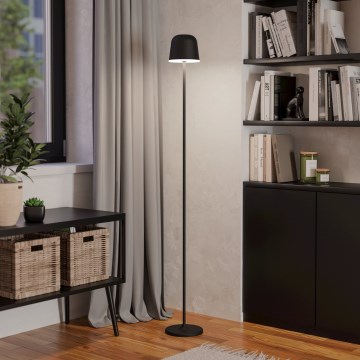 Eglo - LED Ściemnialna zewnętrzna ładowalna lampa podłogowa LED/4,3W/5V 2400/3000/4000K IP54 czarny