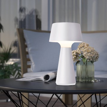 Eglo - LED ściemnialna zewnętrzna ładowalna lampa stołowa LED/3W/5V 2200/3000/4000K 2000 mAh IP44 biała
