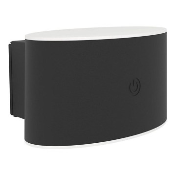 Eglo - LED ściemnialny ładowalny dotykowy kinkiet zewnętrzny LED/5W/5V 2000 mAh 3000/4000/6500K IP44 czarny