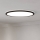 Eglo - LED Ściemnialny plafon łazienkowy LED/16,8W/230V 2700-6500K śr. 50 cm IP44 czarny + zdalne sterowanie
