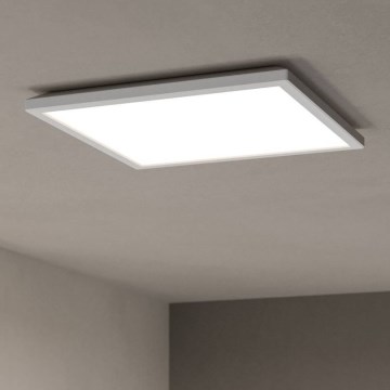 Eglo - LED Ściemnialny plafon łazienkowy LED/17,6W/230V 2700-6500K 39x39 cm IP44 biały + zdalne sterowanie