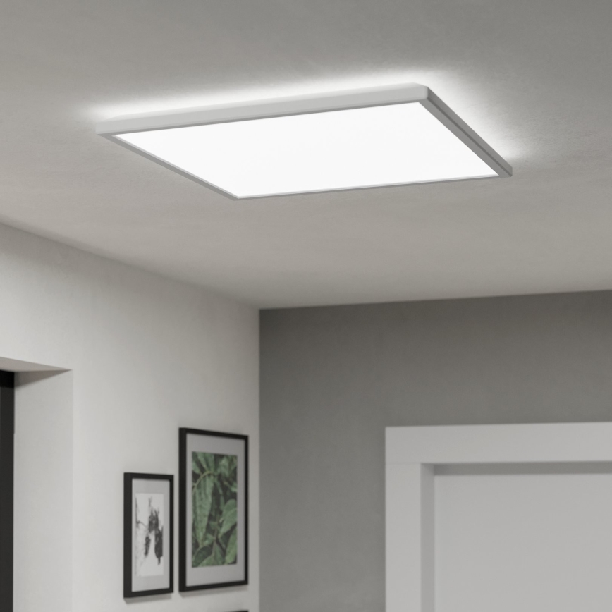 Eglo - LED Ściemnialny plafon łazienkowy LED/17W/230V 2700-6500K 50x50 cm IP44 biały + zdalne sterowanie