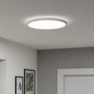 Eglo - LED Ściemnialny plafon łazienkowy LED/18,5W/230V 2700-6500K śr. 38,9 cm IP44 biały + zdalne sterowanie