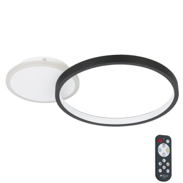 Eglo - LED Ściemnialny plafon LED/15W/230V czarny + pilot