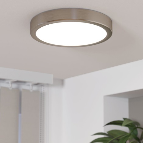Eglo - LED Ściemnialny plafon LED/17W/230V chrom