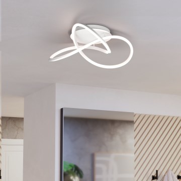 Eglo - LED ściemnialny plafon LED/40W/230V 2200-6500K śr. 83 cm biały + pilot zdalnego sterowania