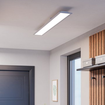 Eglo - LED Ściemnialny przysufitowy panel LED/28,3W/230V 2700-6500K 120x15 cm biały + pilot zdalnego sterowania