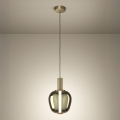 Eglo - LED ściemnialny żyrandol na linkach LED/6W/230V + LED/1,6W 2200-6500K Ø 25 cm złoty