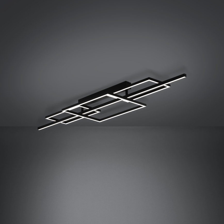 Eglo - LED Ściemnialny żyrandol natynkowy LED/34,5W/230V 3000K czarny