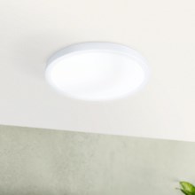 Eglo - LED Ściemniany plafon LED/20,5W/230V IP44 biały