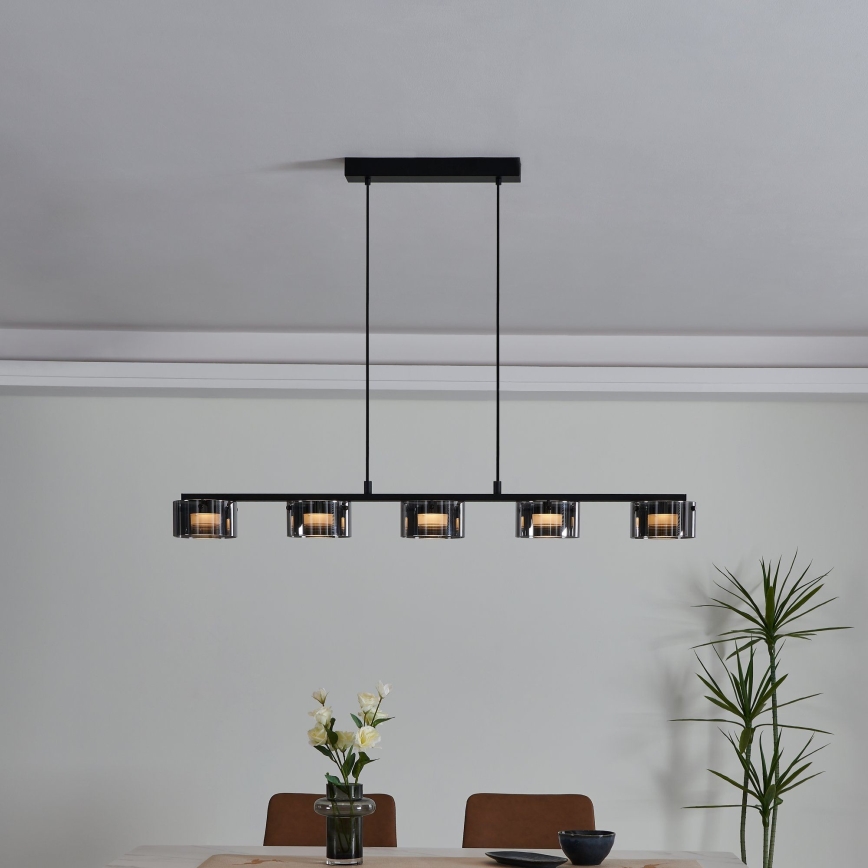 Eglo - LED Ściemniany żyrandol na lince 5xLED/5,4W/230V