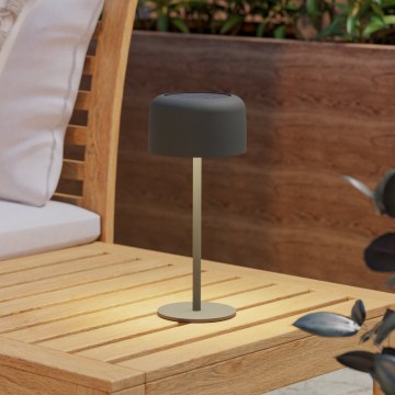 Eglo - LED solarna ładowalna dotykowa lampa stołowa LED/2,8W/3,7V 1800 mAh IP44 zielona