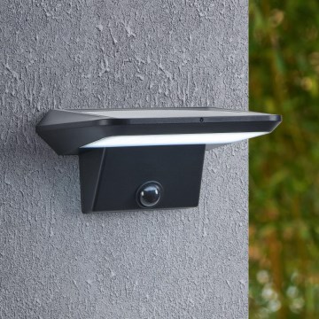 Eglo - LED Solarna lampa ścienna z czujnikiem LED/20W/3,7V 2000 mAh IP44