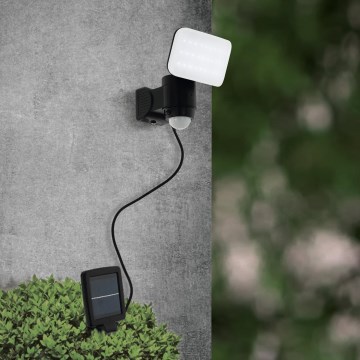 Eglo - LED Solarna lampa ścienna z czujnikiem LED/3,7V 1800 mAh IP44
