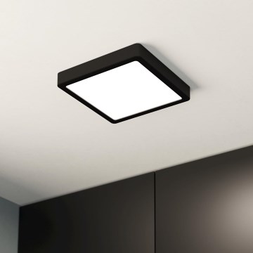 Eglo - LED sufitowa lampa łazienkowa LED/17W/230V IP44 czarna