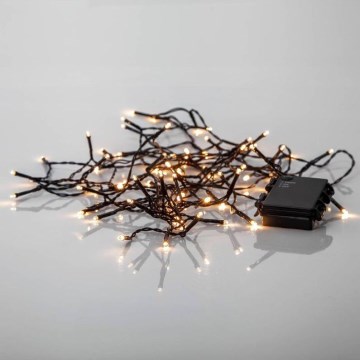 Eglo - LED Zewnętrzny łańcuch bożonarodzeniowy 80xLED/3xAA 6,1m IP44