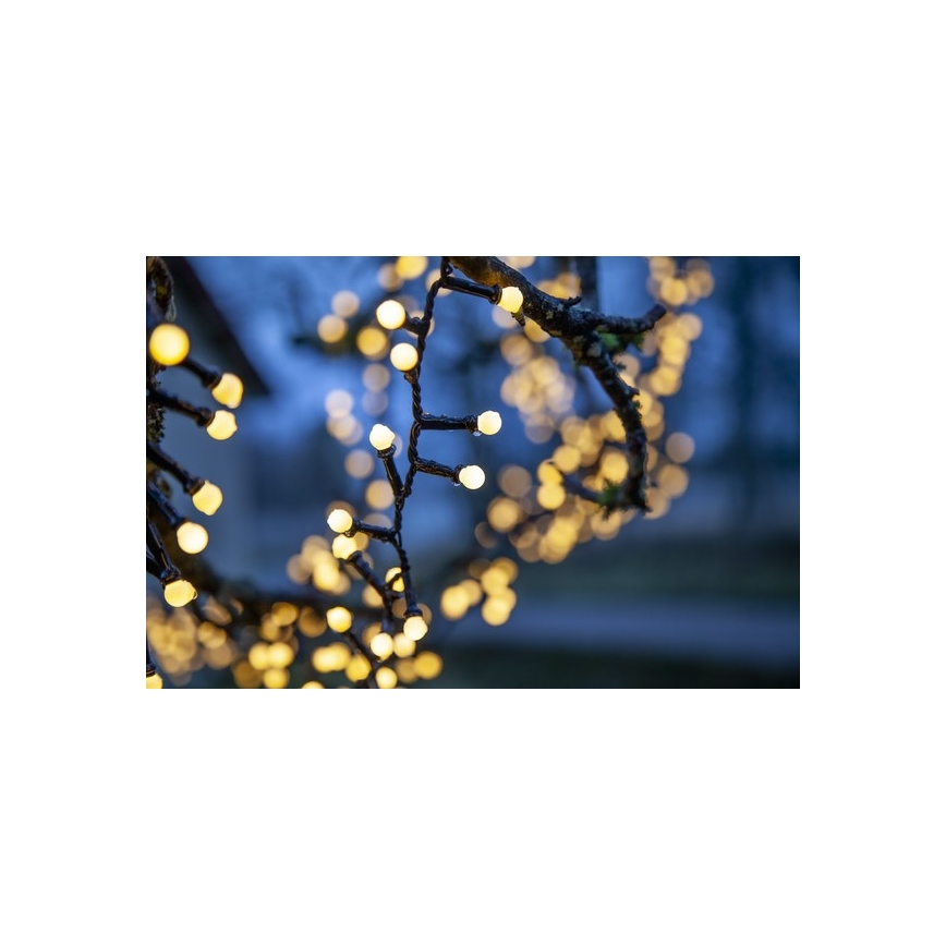 Eglo - LED Zewnętrzny łańcuch bożonarodzeniowy 700xLED/1 funkcja 19m IP44 ciepła biel