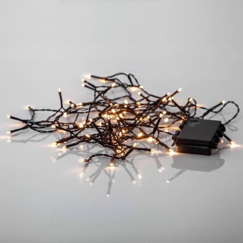 Eglo - LED zewnętrzny łańcuch świąteczny 80xLED/3xAA 6,1m IP44