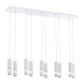 Eglo - LED Żyrandol na lince 10xGU10/5W/230V biały
