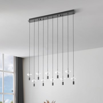 Eglo - LED Żyrandol na lince 10xLED/2,6W/230V 2200/3000/4000K błyszczący chrom