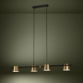 Eglo - LED Żyrandol na lince 4xGU10/4,6W/230V 3000K złoty