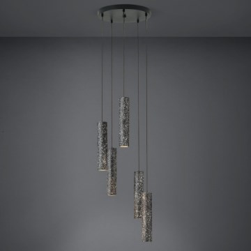 Eglo - LED Żyrandol na lince 5xGU10/4,5W/230V