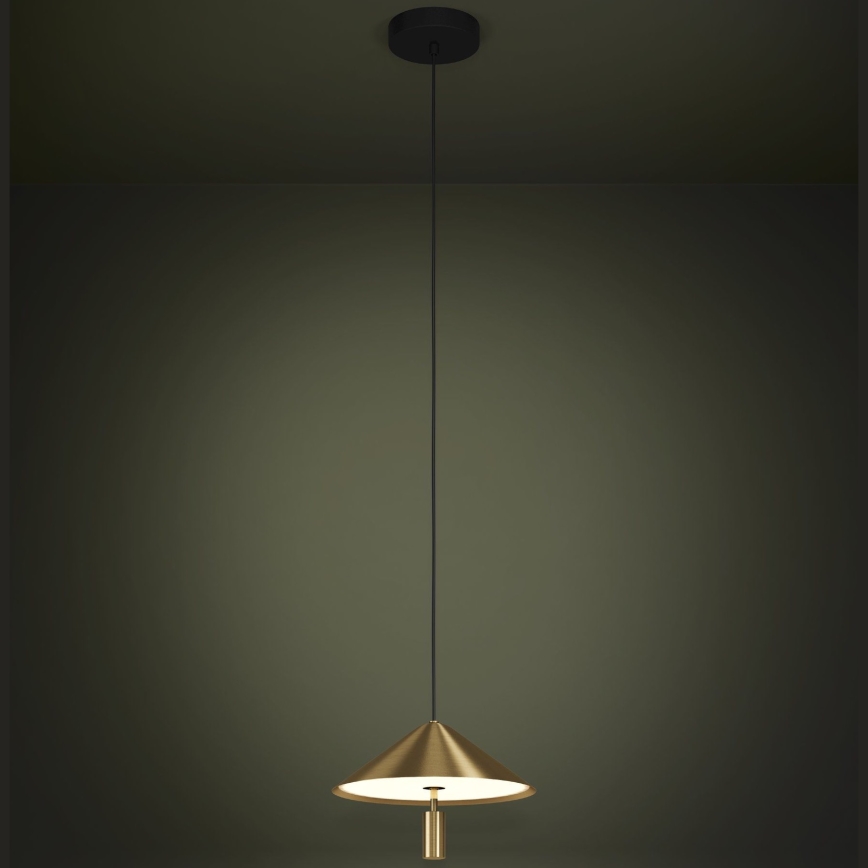 Eglo - LED Żyrandol na lince LED/12W/230V 3000K złoty