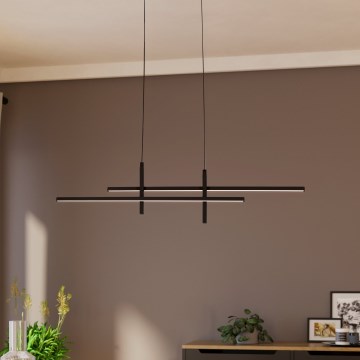 Eglo - LED Żyrandol na lince LED/20W/230V czarny