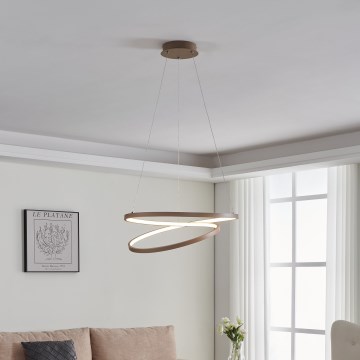 Eglo - LED Żyrandol na lince LED/36W/230V 3000K beżowy