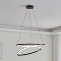 Eglo - LED Żyrandol na lince LED/42W/230V 3000K czarne