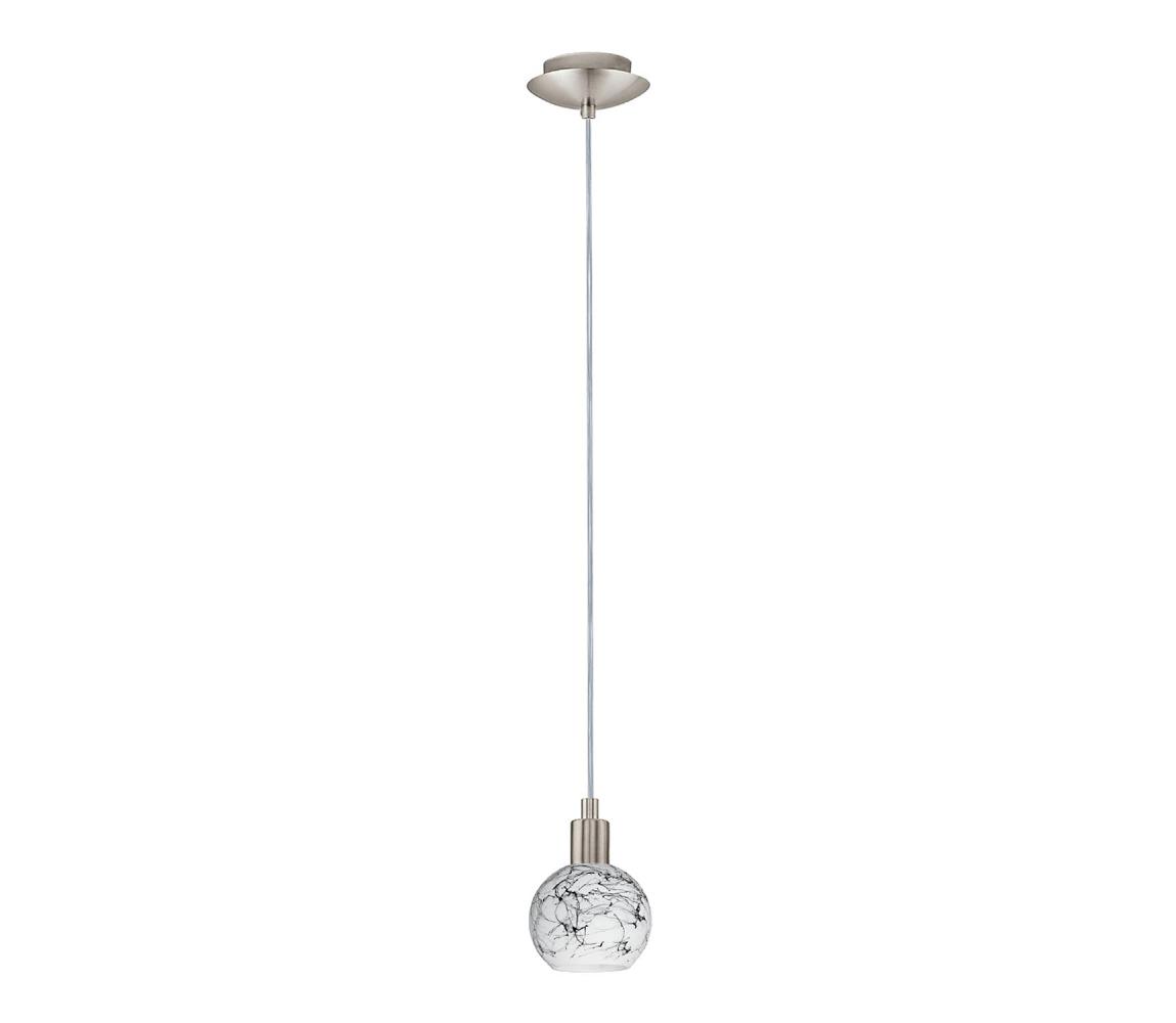 Eglo - LED Żyrandol na lince MY CHOICE 1xE14/4W/230V chrom/biały/czarny